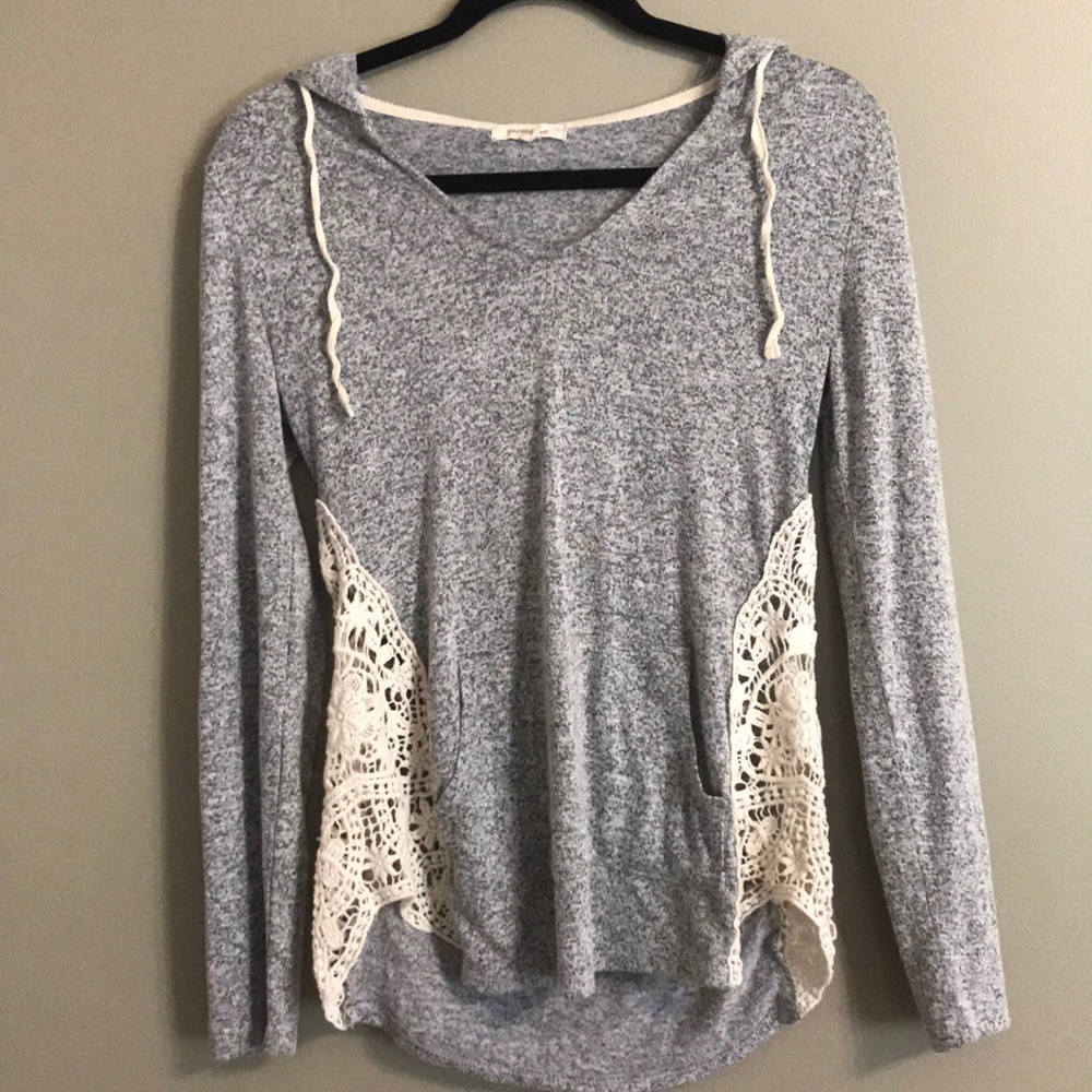 2for$20 Paper + Tee hooded lightweight sweater